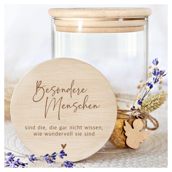 Grandora Vorratsglas mit Gravur Geschenkidee für Lehrer, Erzieher oder Kollegen Aufbewahrungsglas Da