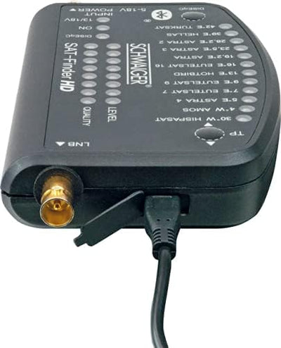 Schwaiger SF9003BT Digitaler Sat-Finder HD mit Bluetooth® und eigener App