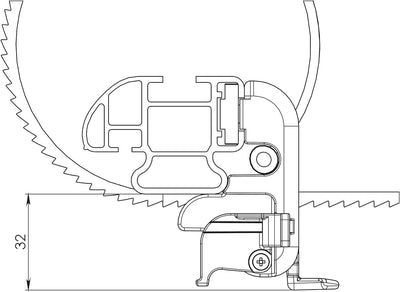 Lampa N 11065 Gurte zur Befestigung von Leitern U-5 für Träger Kargo und Kargo-Plus