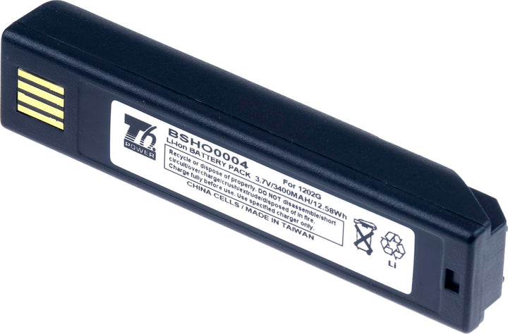 Akku für Honeywell 1202g, Li-Ion, 3,7 V, 3400 mAh (12,5 Wh), schwarz