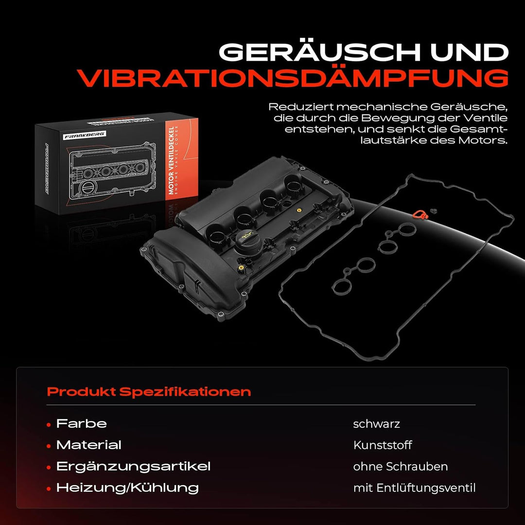 APM Autoteile Ventildeckel Zylinderkopfhaube für C4 C5 DS3 DS4 DS5 207 208 308 508 3008 5008 RCZ 200