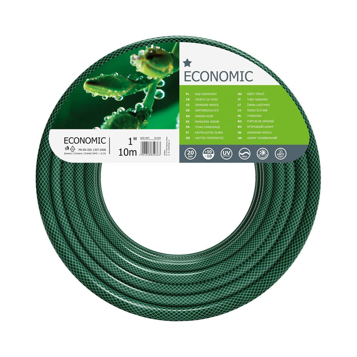 Cellfast Gartenschlauch Economic Elastisch und flexibel 3-lagiger Wasserschlauch aus Polyesterkreuzg