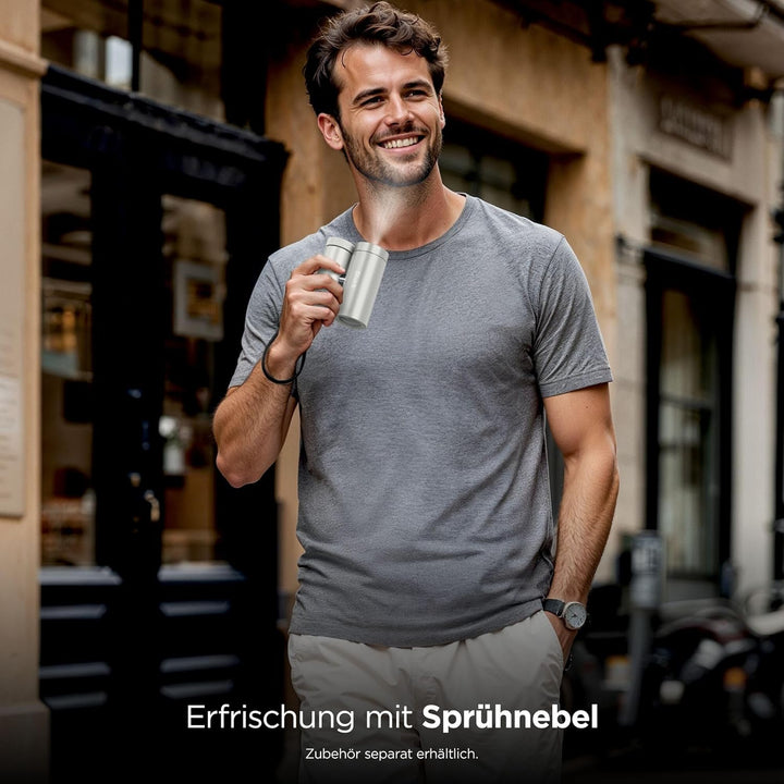 Shark ChillPill 3-in-1-Hochgeschwindigkeits-Handventilator-, Sprühnebel- und InstaChill-System Paket