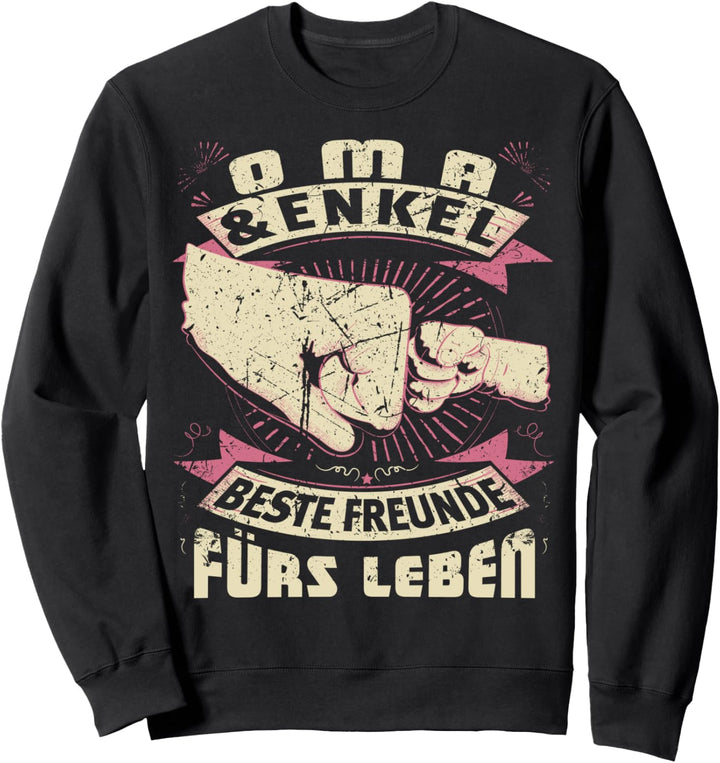 Oma Enkel Partnerlook Grossmutter Muttertag Lustig Geschenk Sweatshirt