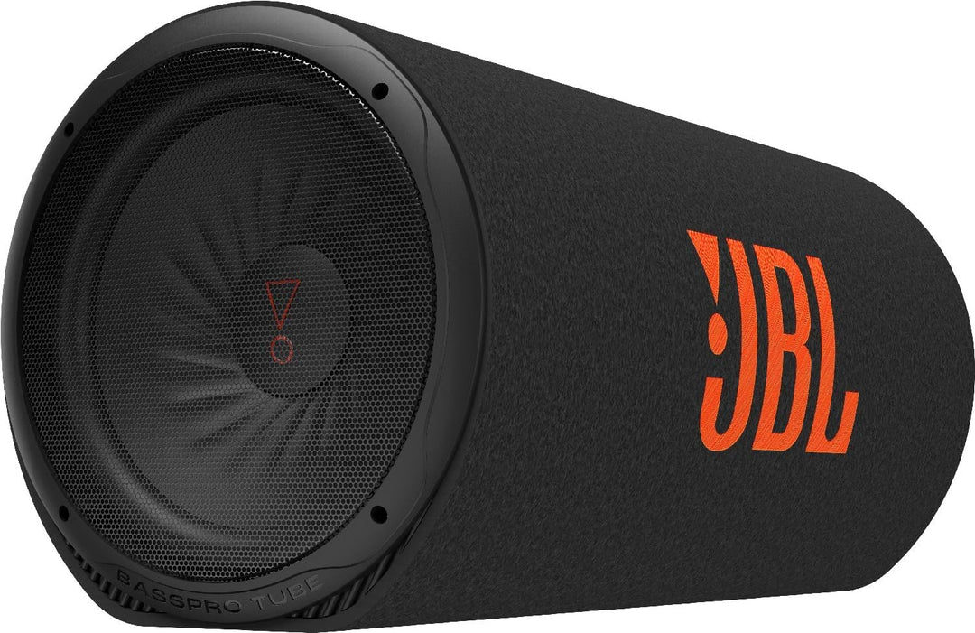 JBL BassPro Tube 12 Zoll 30cm Subwoofer Auto Aktiv, Tube Bassbox mit 450W Max Klasse D Verstärker, L