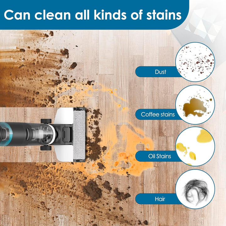 (6 Stück) Floor One S3 Ersatz Bürstenrollen und HEPA Filter kompatibel mit Tineco Floor One S3, iFlo