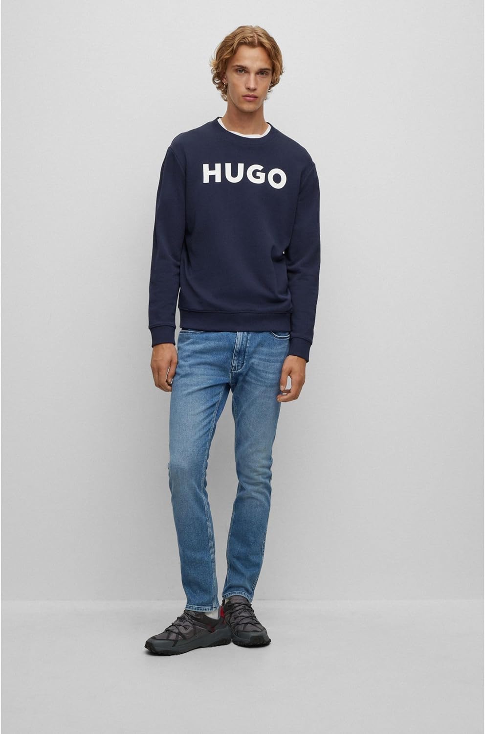 HUGO Herren Dem Sweatshirt S Dunkelblau405, S Dunkelblau405