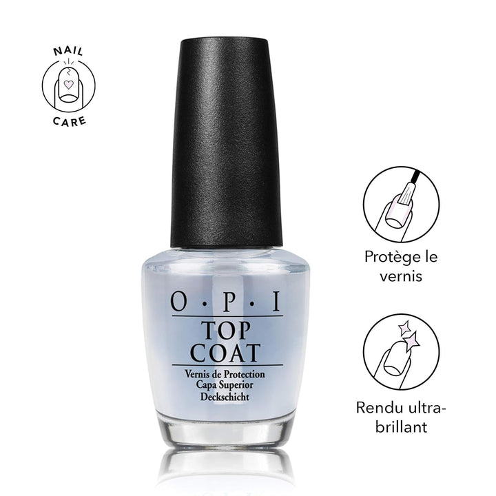 OPI Top Coat Überlack, 15ml & Nagellack,Malaga Wine, 15 ml