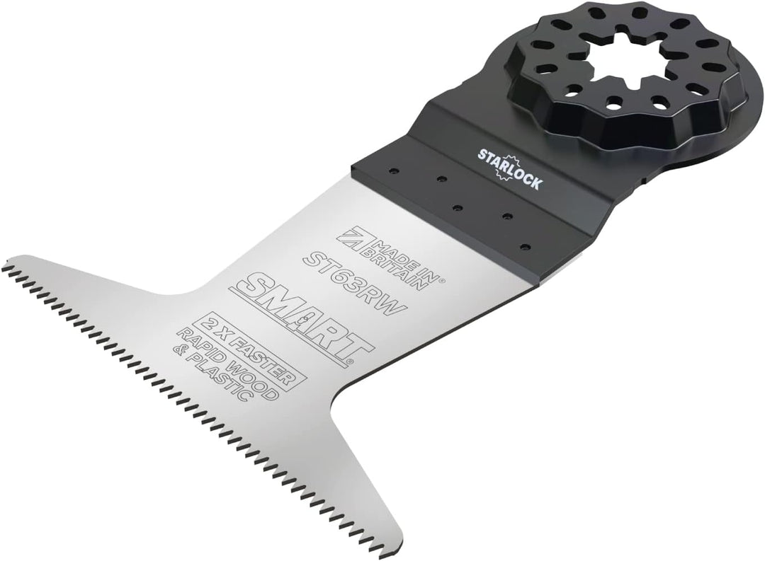 Smart 63mm Rapid Holzklingenset - 10+2 Pack - Professional Series - Starlock Passung - Hohe Qualität