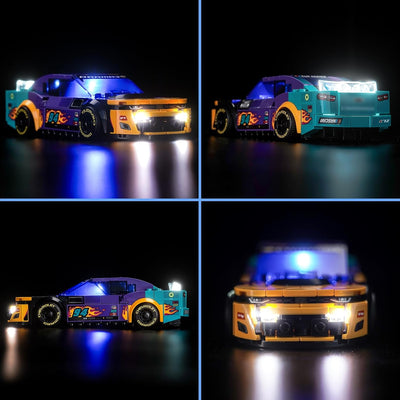 LocoLee Licht Kompatibel mit Lego 76935 NASCAR Next Gen Chevrolet Camaro ZL1, Nur Lichter Set - Kein