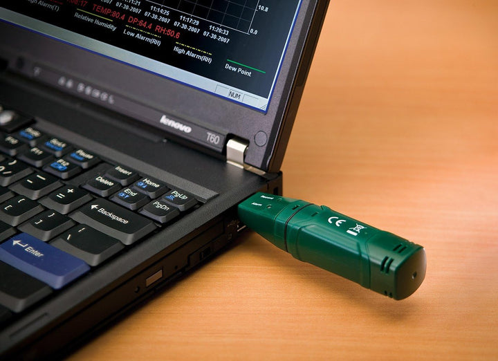 Extech Luftfeuchte- und Temperatur-USB-Datenlogger, 1 Stück, RHT10