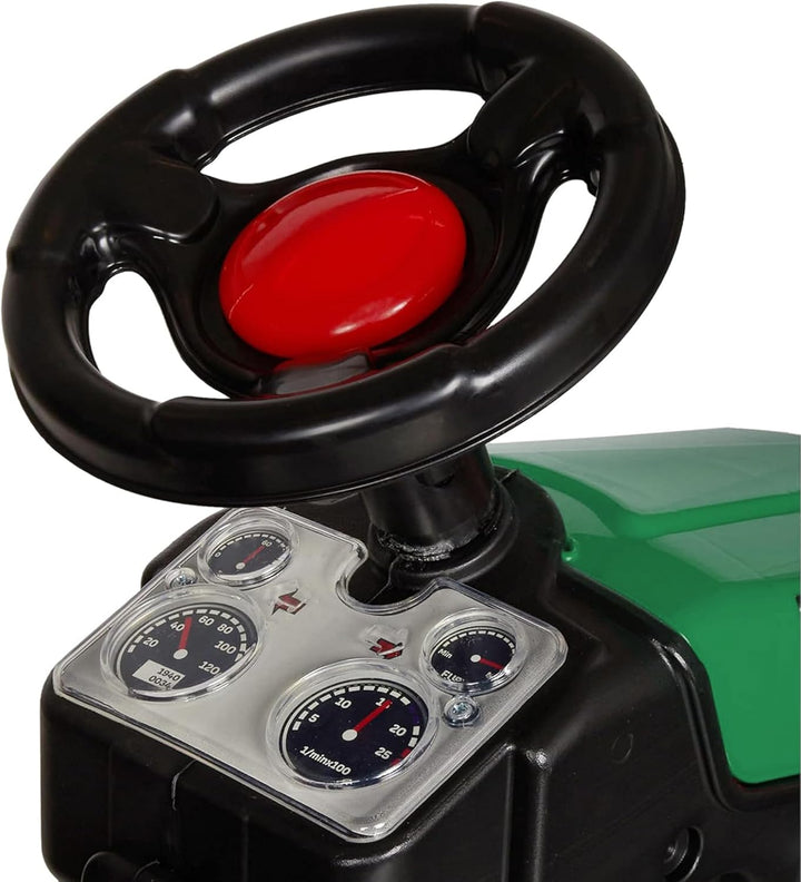 Lemodo Trettraktor ab 3 Jahre | Kinder Traktor in grün| Traktor zum draufsitzen | Kindertraktor mit