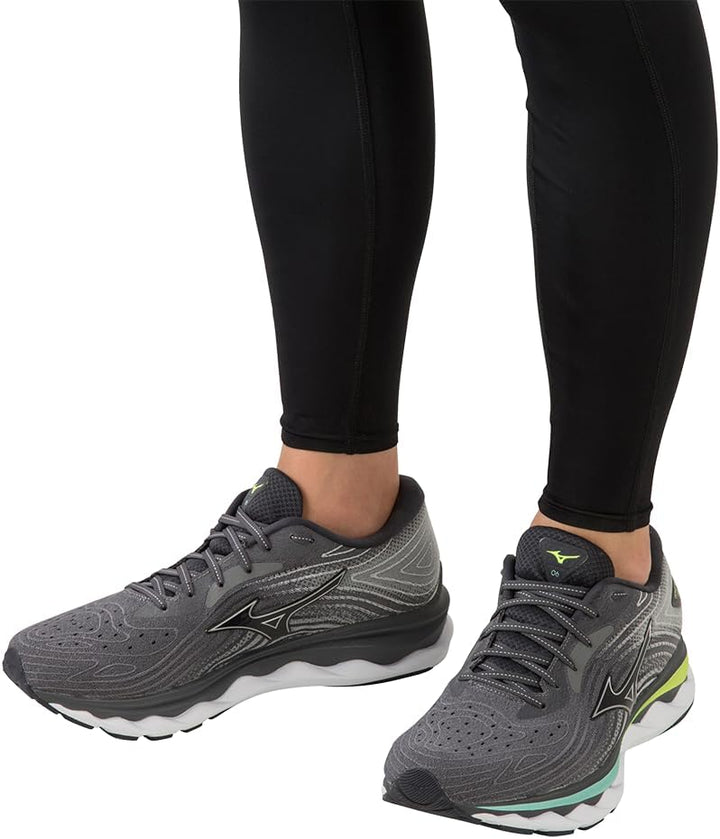 Mizuno Herren Wave Sky 6Laufschuh 42 EU Quiet Shade Silver, 42 EU Quiet Shade Silver
