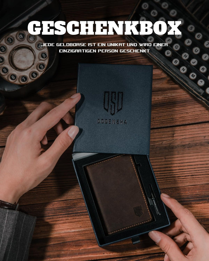 MagSnap Geldbörse Herren I Slim Wallet mit Münzfach I Wallets for Men für 10+ Karten I Magnetischer