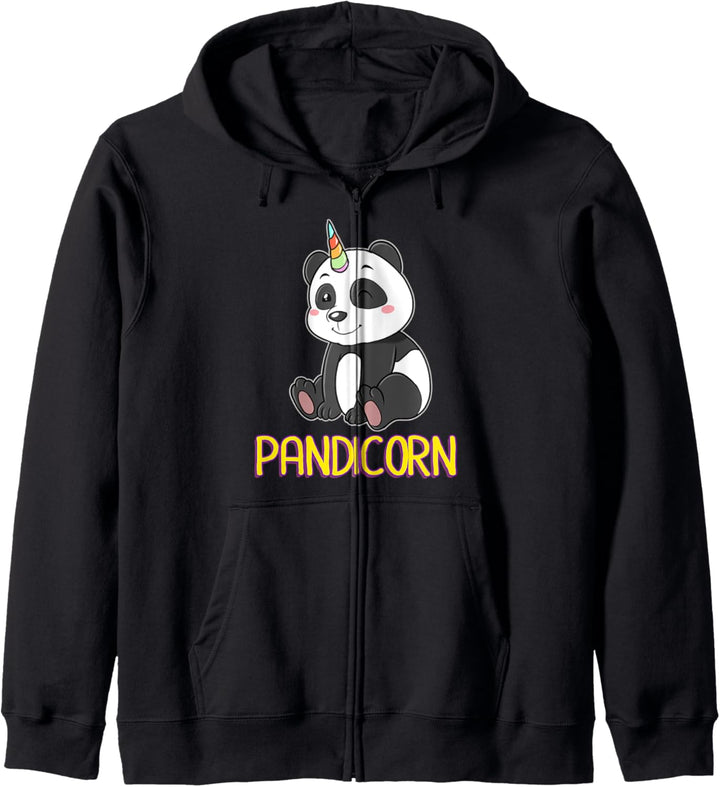 Niedlicher Einhorn Panda Teddy Bärchen Süsser Pandabär Kapuzenjacke
