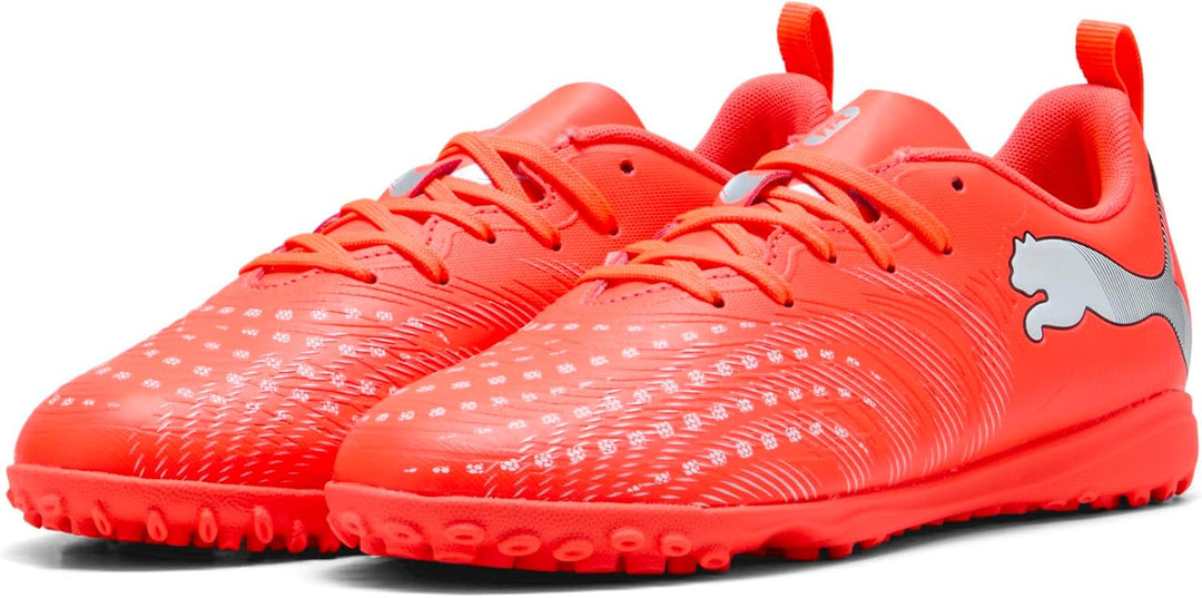 PUMA Unisex Kinder Future 9 Play Tt Jr Fussballschuh 36 EU Rot, 36 EU Rot
