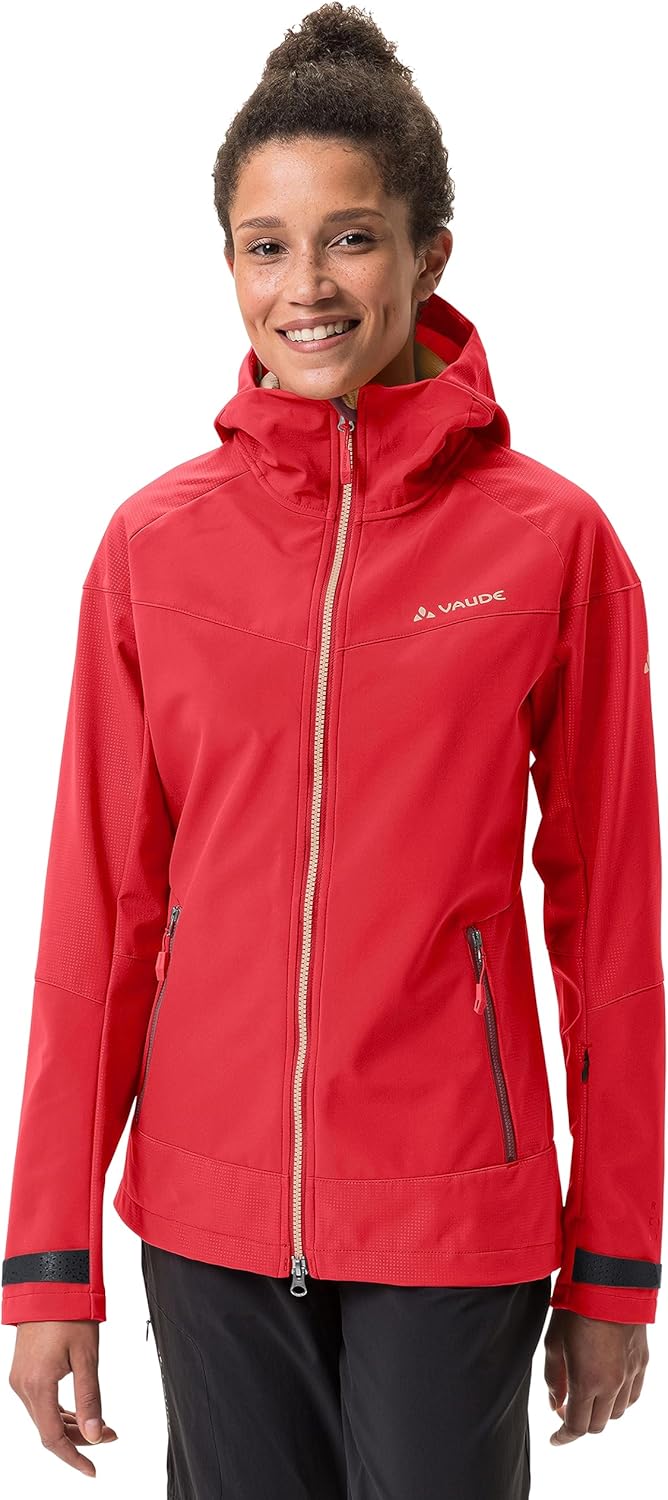 VAUDE Damen Women's All Year Elope Softshell Jacket Jacke, 34 flame