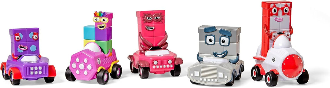 Learning Resources Numberblocks Mini-Fahrzeuge Sechs bis Zehn, ab 3 Jahren, Spielzeugautos zum Lerne
