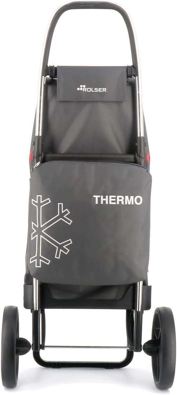 Klappbarer Einkaufstrolley Rolser I-Max Thermo Zen 2 grosse Räder - Marengo, Marengo