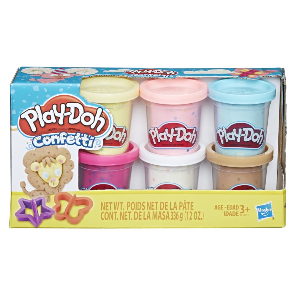 Play-Doh Konfettiknete, Mehrfarbig, single Konfettiknete Single, Konfettiknete Single