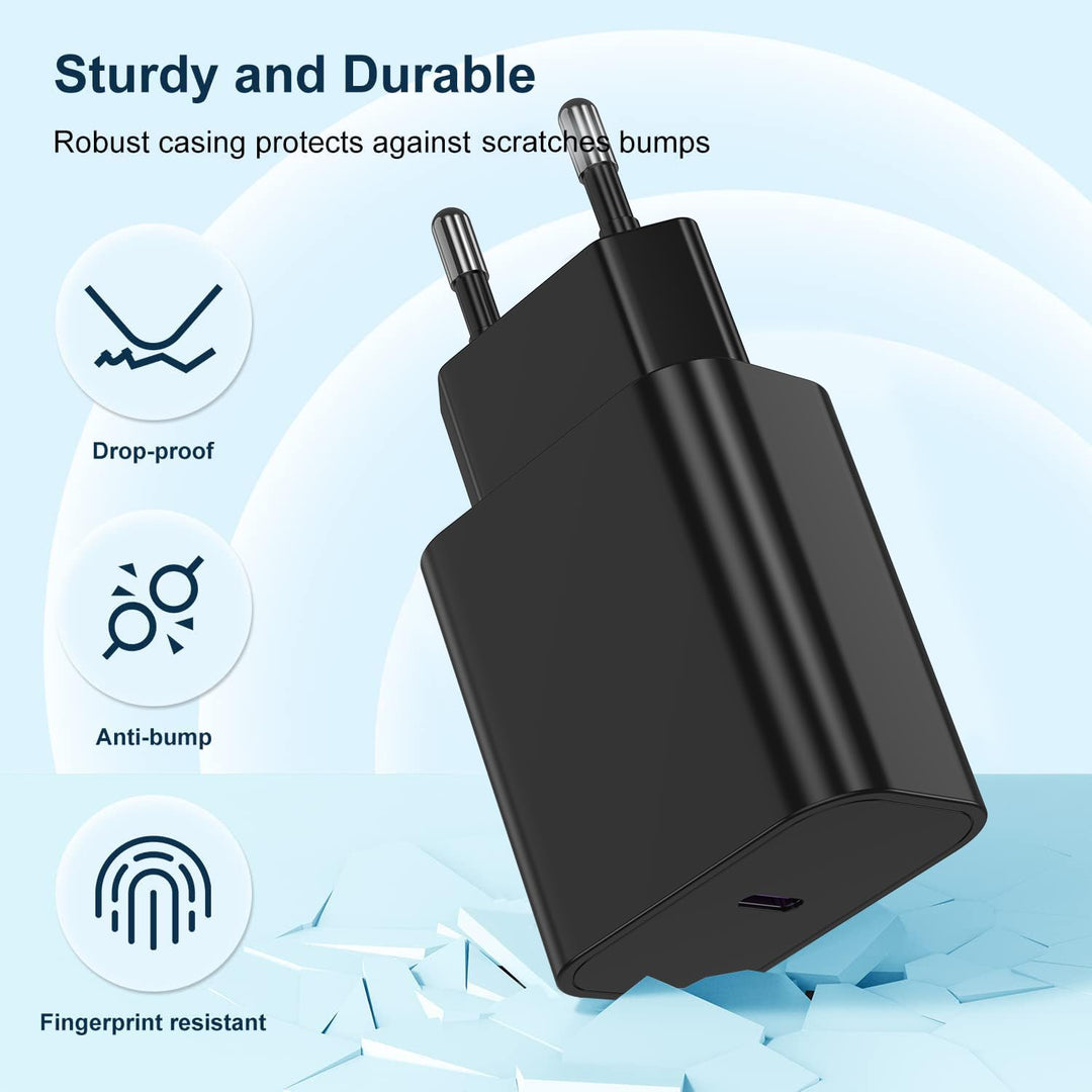 45W Ladegerät USB C Schnellladekabel, Netzteil Adapter mit 2M Typ C Kabel, Super Fast Charger Ladeka