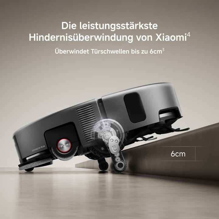 Xiaomi Robot Vacuum 6 Max, 35.000Pa, 6cm Hindernis, Dreifachwalze