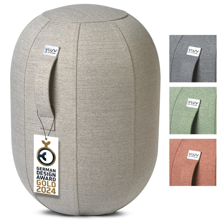 VLUV KAPSUL SOVA Balance-KAPSEL, luftgefüllter Sitzhocker, ergonomisches Sitzen, platzsparend & flex