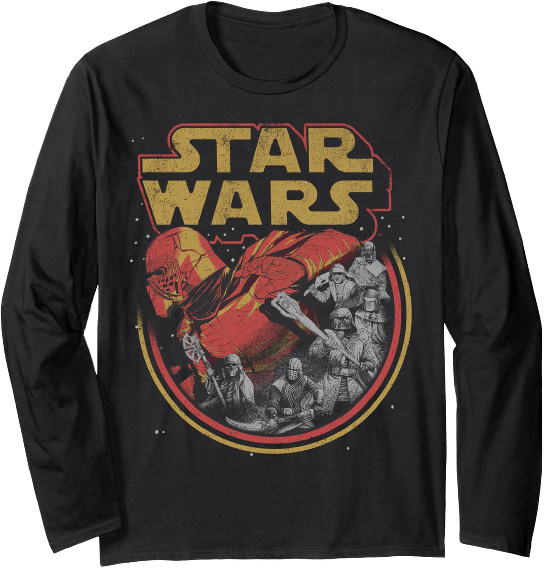 Star Wars: The Rise Of Skywalker Kylo Ren Red Hue Langarmshirt