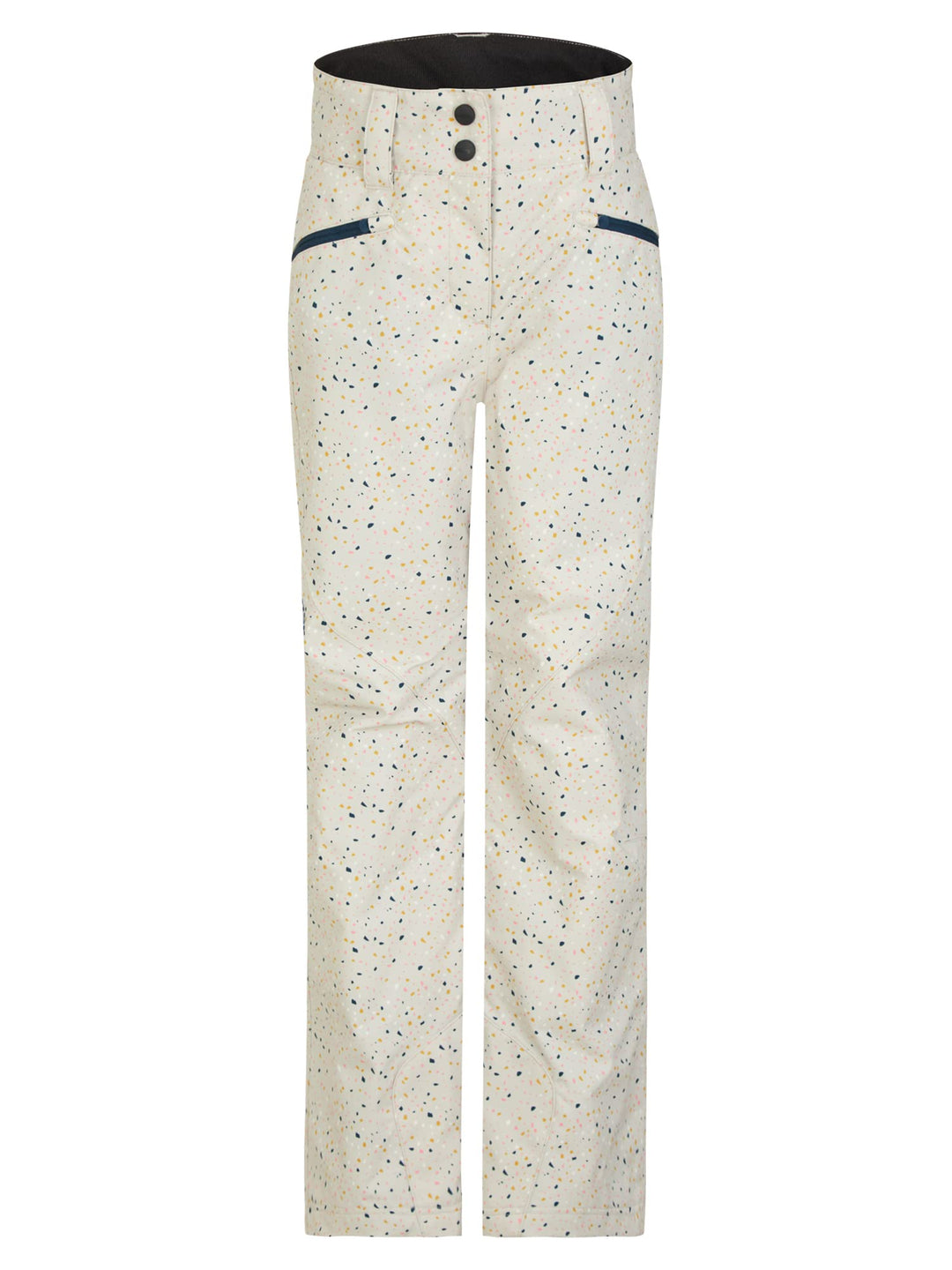 Ziener Mädchen Ski-Hose, Schnee-Hose | wasserdicht, Winddicht, warm Alin 104 Terazzo Print, 104 Tera