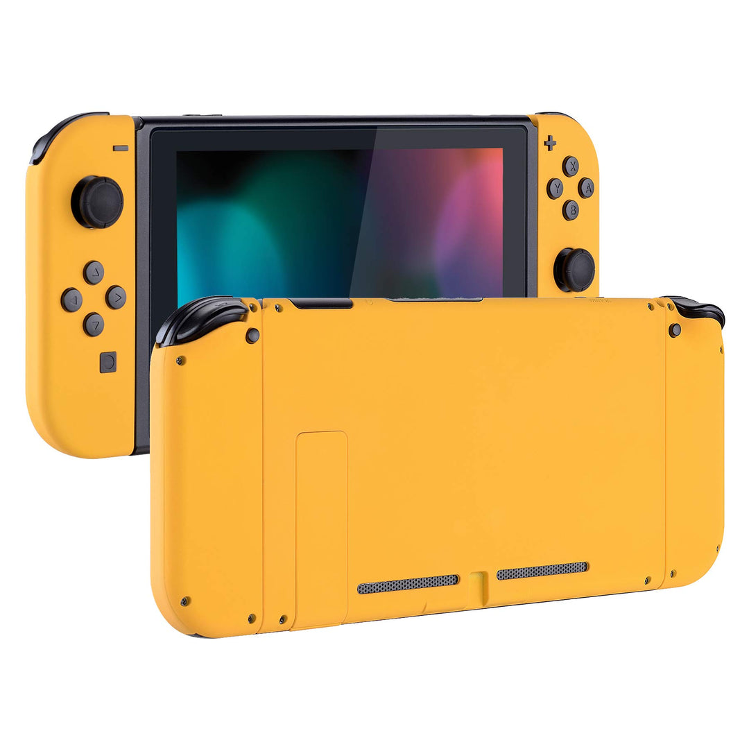 eXtremeRate Hülle Case für Nintendo Switch Joycon/Konsole, Rückgehäuse&Kickstand für Switch Console,