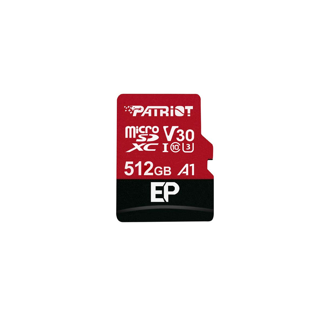 Patriot 512GB A1 V30 Micro SD Card for Android Phones and Tablets, 4K Video Recording 512 GB, 512 GB