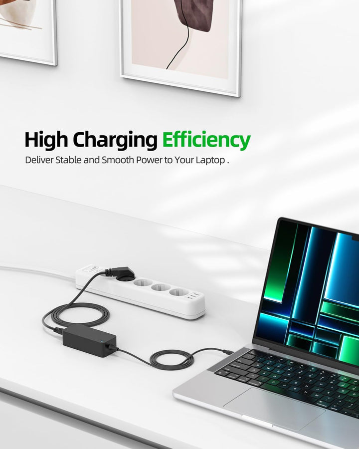 65W USB Typ C Netzteil Ladekabel Ladegerät Passend für HP Elitebook x360 1040 1030 830 Probook x360,