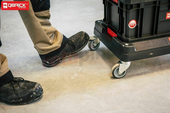 QBRICK SYSTEM Transportwagen 8552 Plattform Schwarz 100 kg Tragfähigkeit