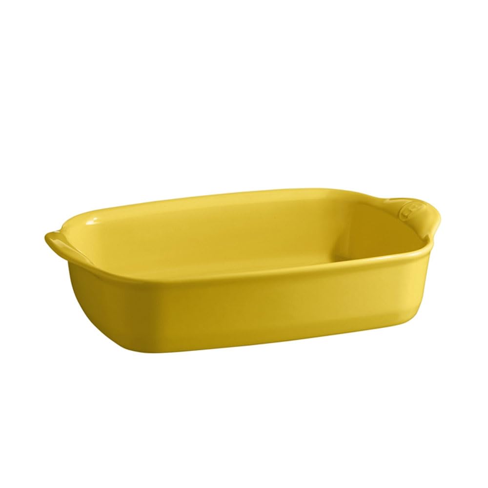 Emile Henry Ultime Collection Auflaufform, rechteckig, 29,2 x 19,1 cm, Provence Yellow Provence Gelb