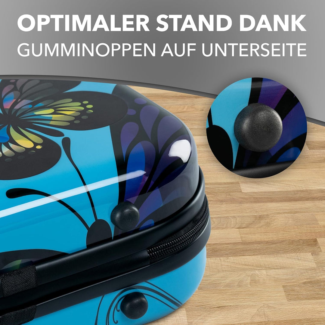 Xonic Kosmetikkoffer Damen – Beauty Case Hartschale für Reisen – Robustes Beautycase Damen mit Trage