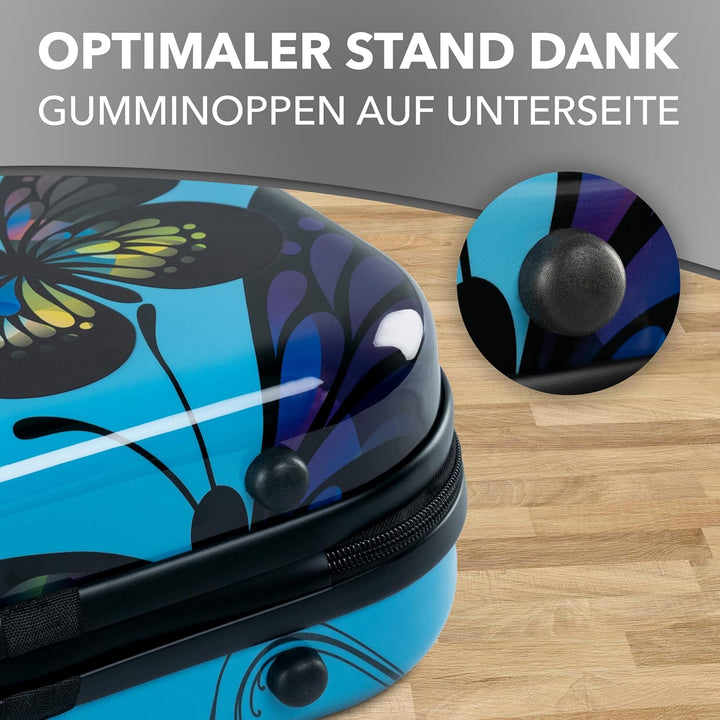 Xonic Kosmetikkoffer Damen – Beauty Case Hartschale für Reisen – Robustes Beautycase Damen mit Trage
