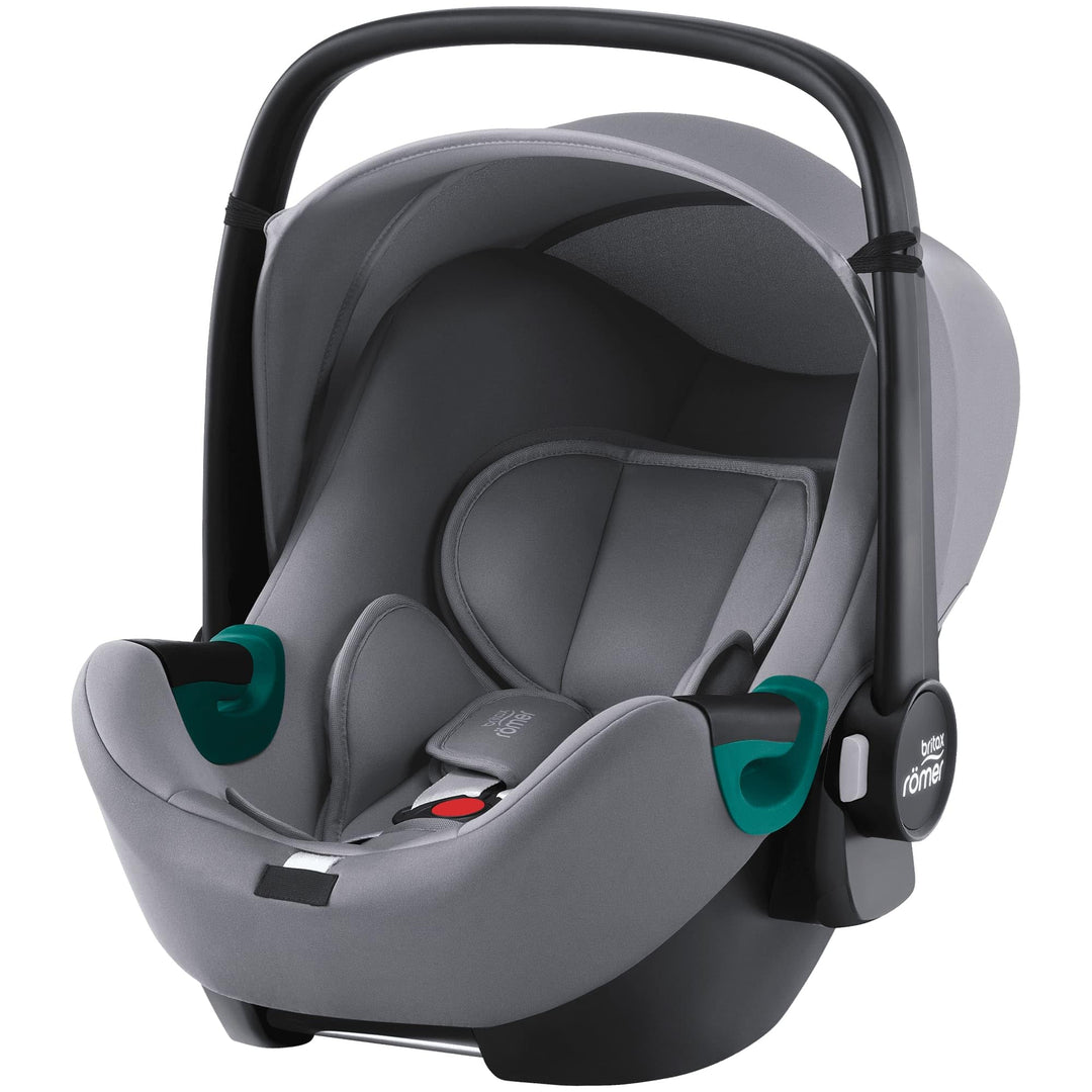 BRITAX RÖMER Babyschale BABY-SAFE 3 i-SIZE, für Neugeborene bis 15 Monate (40-83 cm), Frost Grey, Fr