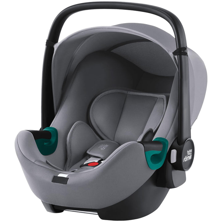 BRITAX RÖMER Babyschale BABY-SAFE 3 i-SIZE, für Neugeborene bis 15 Monate (40-83 cm), Frost Grey, Fr