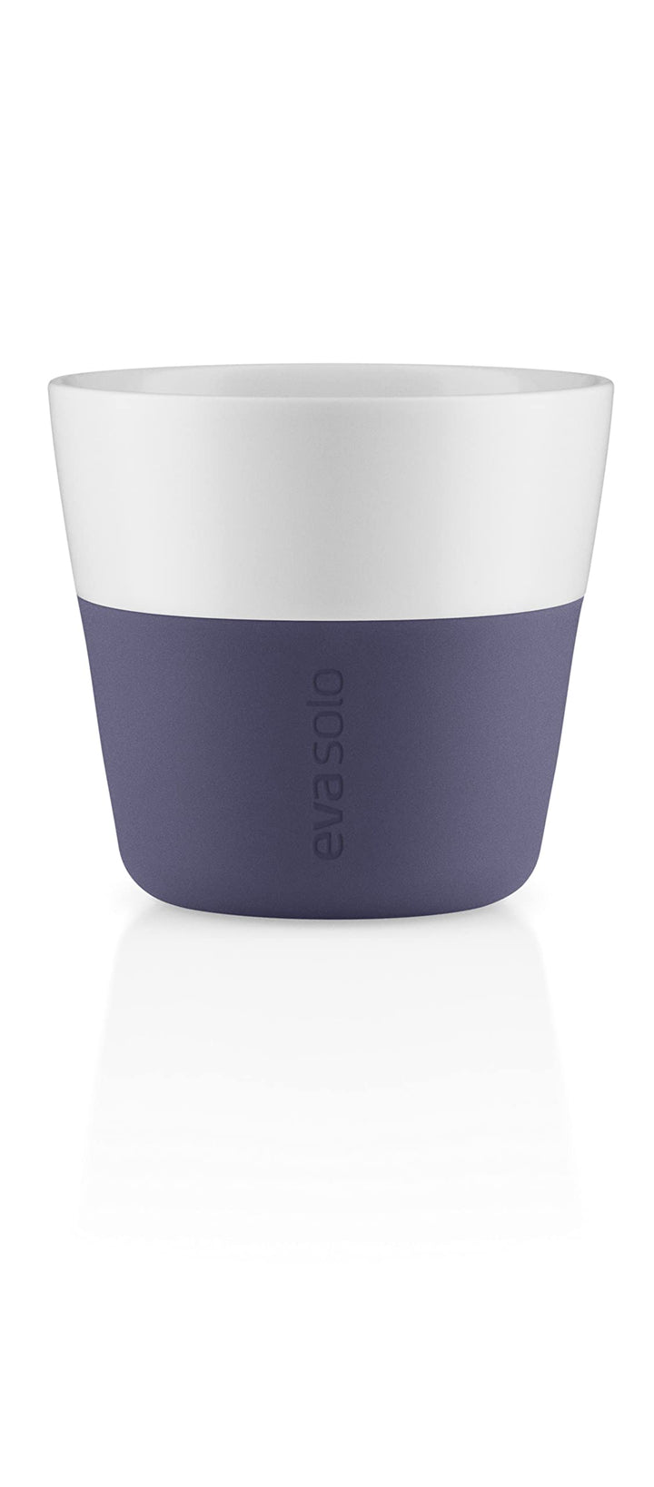 EVA SOLO | 2 Cafe Lungo Becher | 230 ml | Gut zu halten durch Silikonbeschichtung | Spülmaschinenfes
