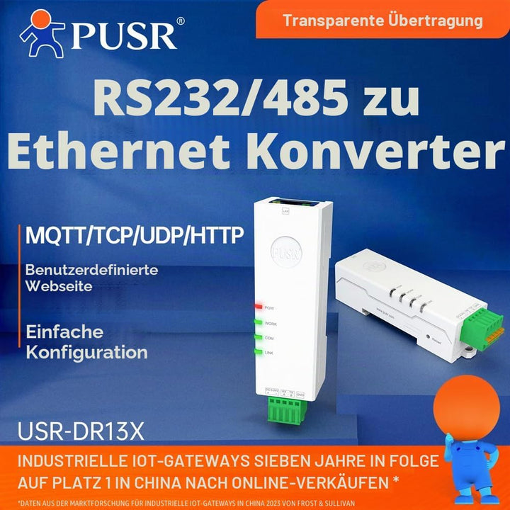 RS232 zu Ethernet serielles Gerät Server Modbus Gateway Modbus RTU zu Modbus TCP zum Befehl, integri
