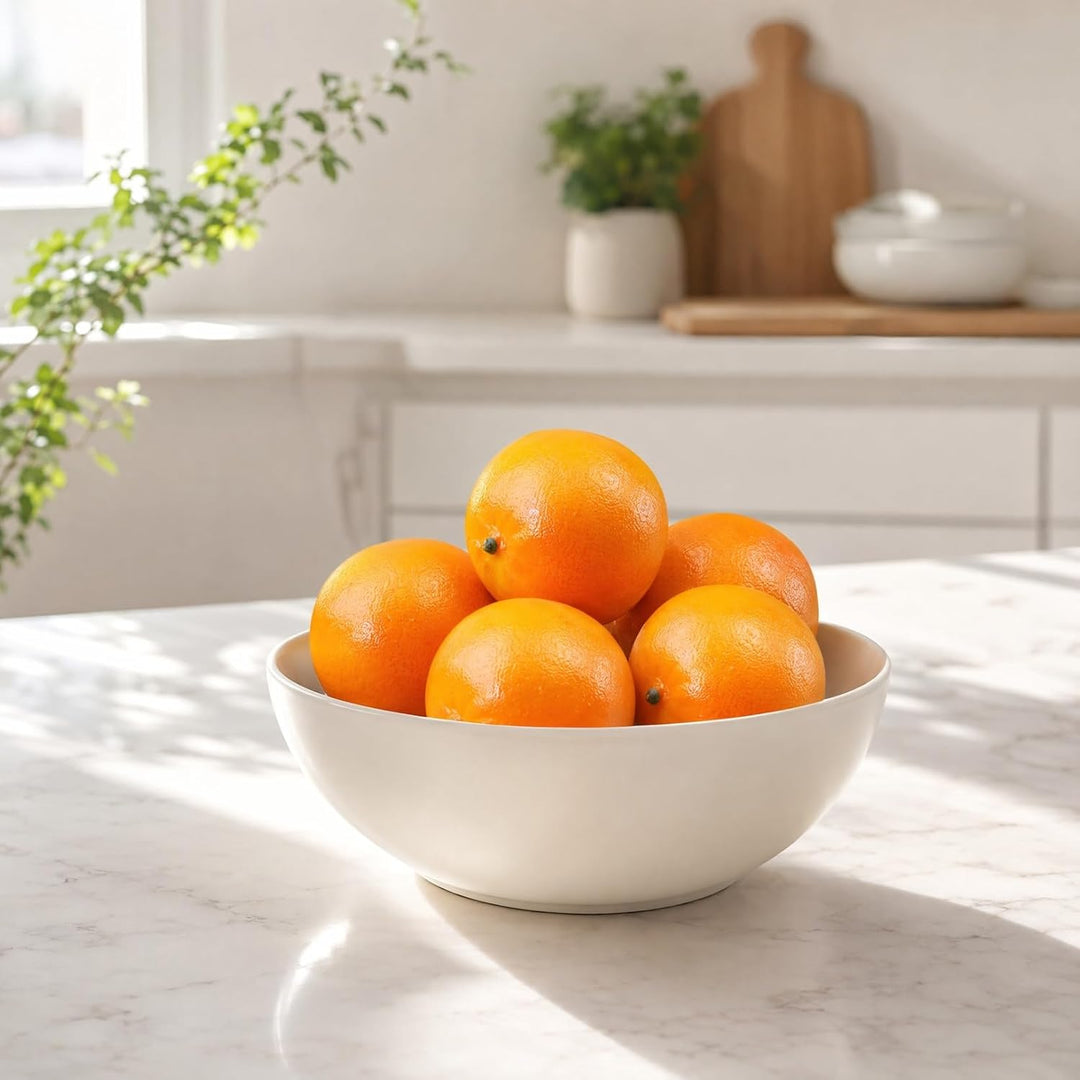 Amosfun 6 StüCk KüNstliche Orangen SchaumfrüChte Lebensechte Dekoration Fotorequisiten FüR KüChe Und