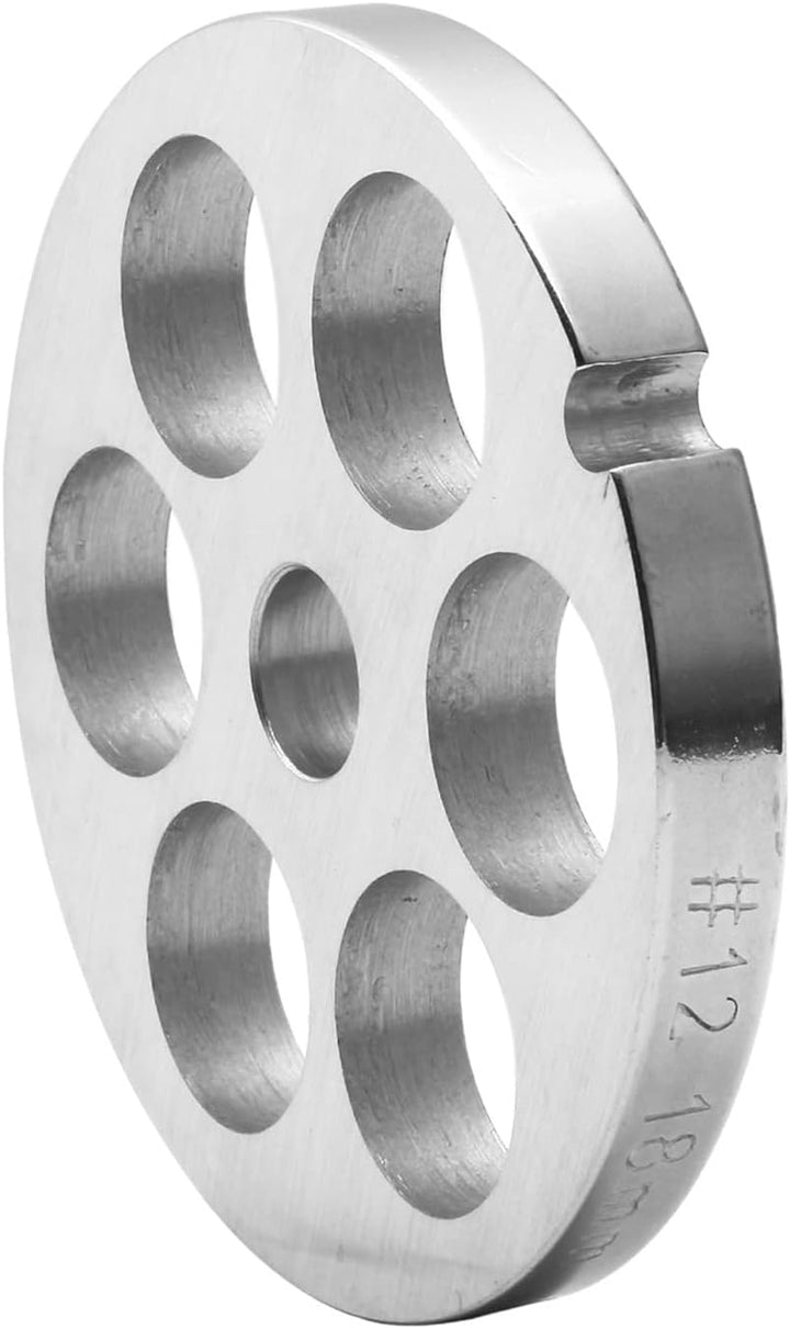 Mahlplatte, Edelstahl-Fleischwolf-Scheiben-Ersatz für manuelle Fleischwolf-Zubehör Typ 12 18 mm, 18