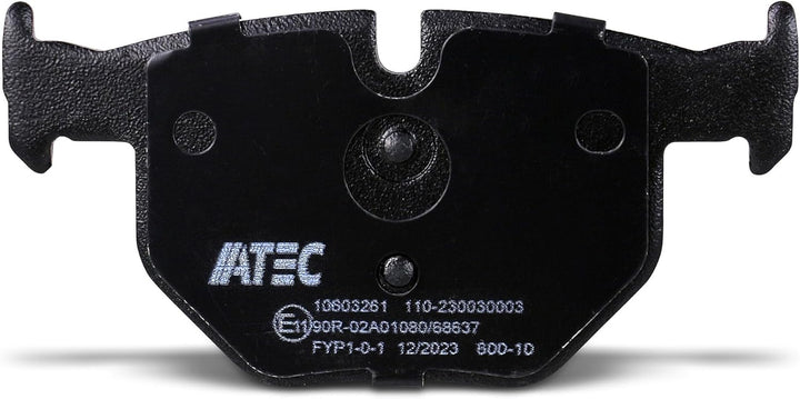 ATEC Germany Bremsbelagsatz Hinterachse, Bremsbeläge Bremsklötze hinten, 4 Stück, Kompatibel mit BMW