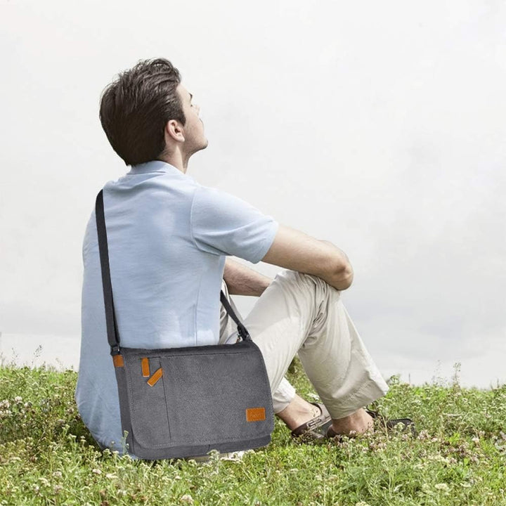 Estarer Umhängetasche Schultertasche Laptoptasche 14 Zoll für Schule Uni Freizeit Job mit Laptopfach