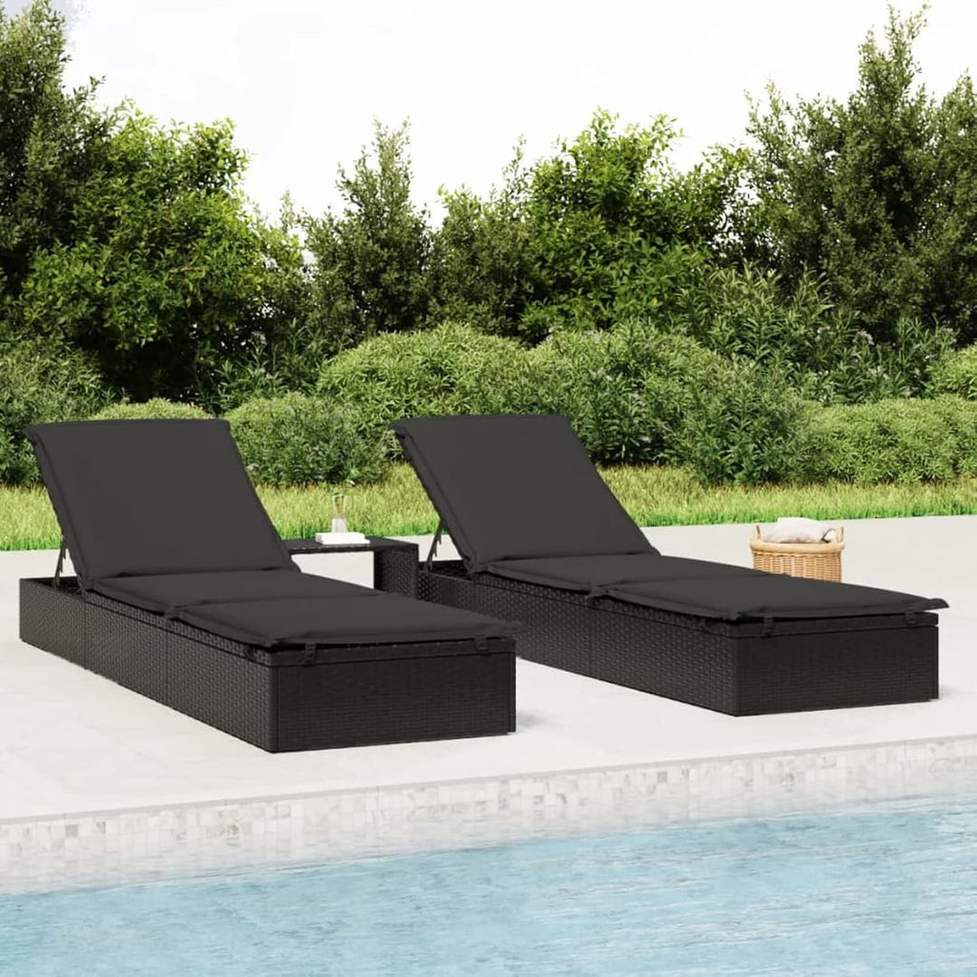 Festnight Sonnenliege 2 Personen mit Dach doppelliege Outdoor gartenliege 2 Personen Rattan gartenli