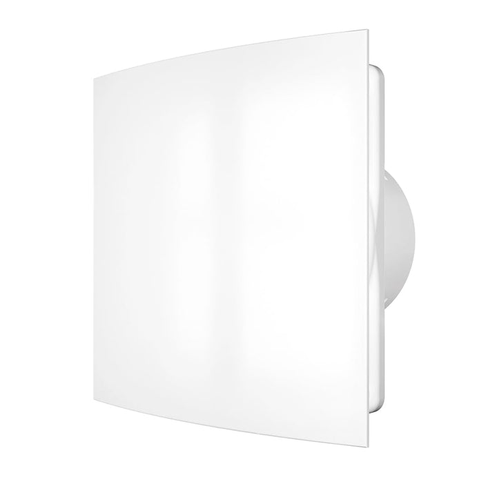 Vlano Badlüfter UNO Vent 100 Standard, Rückschlagklappe, Weiss,100 mm, Axial Ventilator, Abluftlüfte