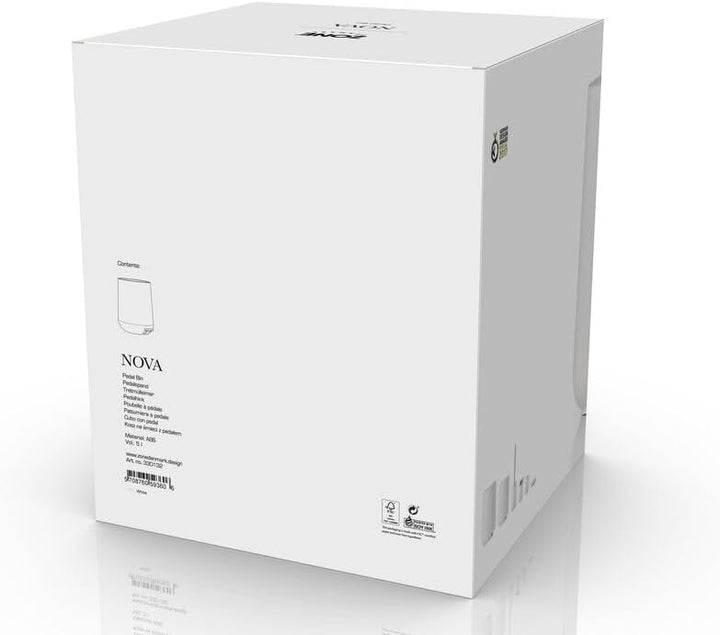 Zone Denmark Nova Mülleimer fürs Bad, Kosmetikeimer, Abfalleimer fürs Badezimmer, Durchm. 20,5 cm, H
