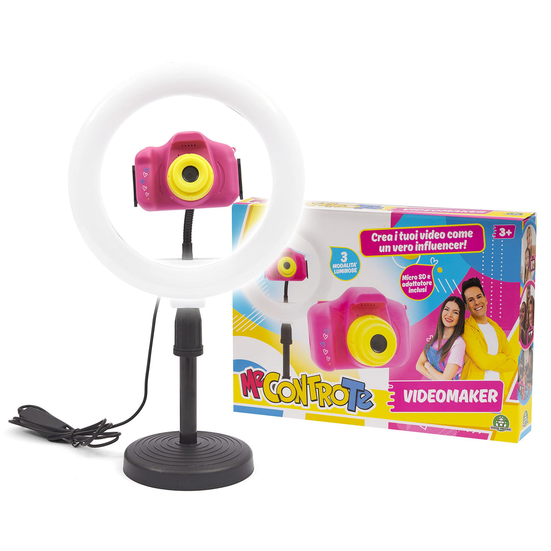 Giochi Preziosi Me Contro Te Studio Maker, Digitalkamera für Kinder mit Stativ, höhenverstellbar, Mä