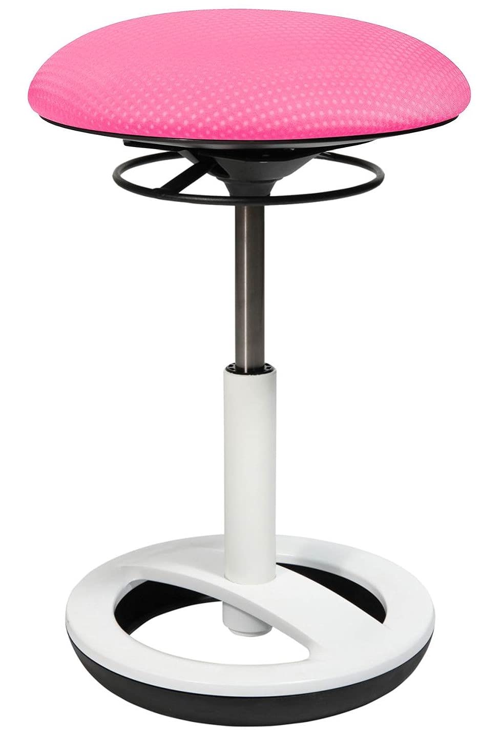 TOPSTAR Sitness Bob, ergonomischer Sitzhocker, Arbeitshocker, Bürohocker mit Schwingeffekt, Sitzhöhe