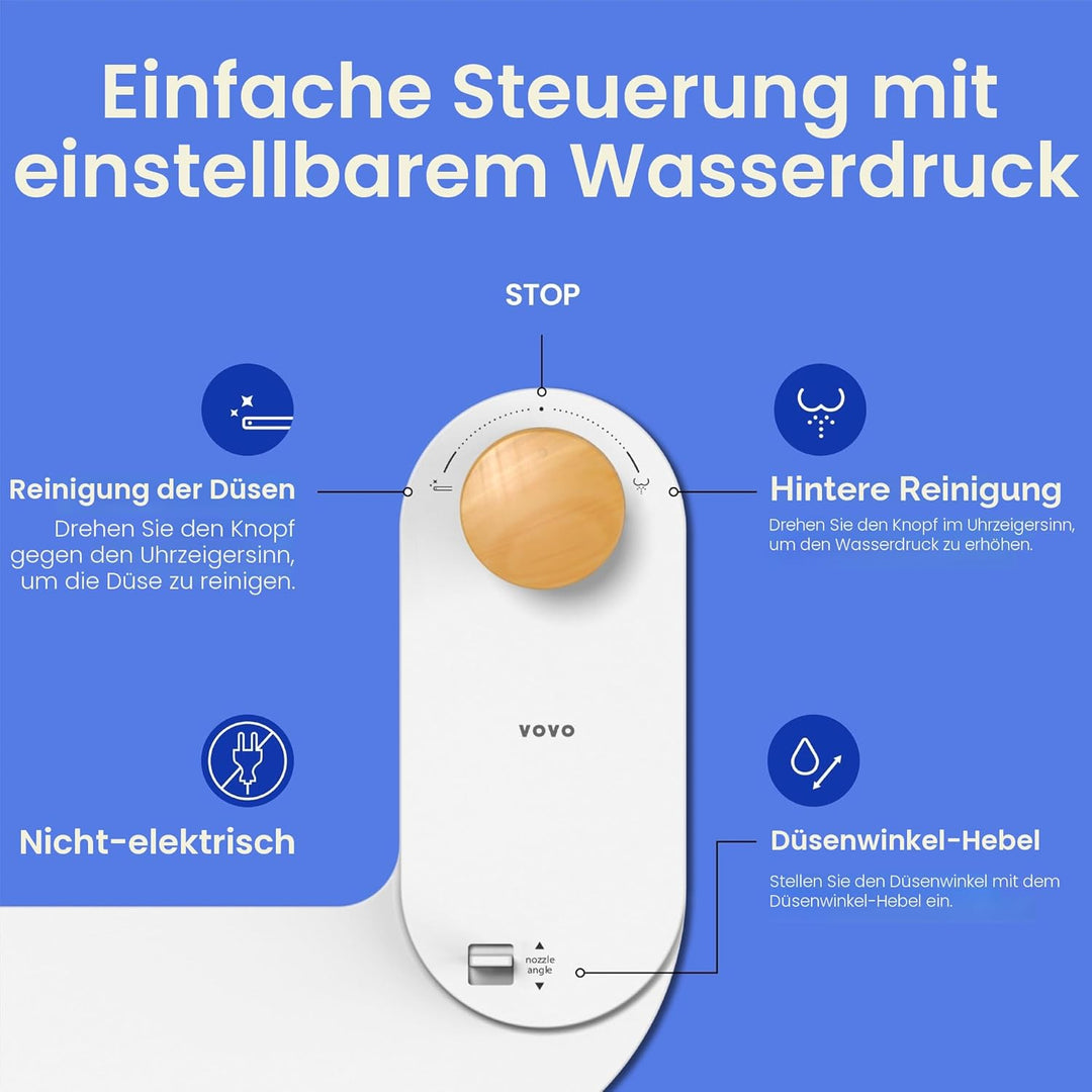 Nicht elektrischer Bidetsitz Basic 9